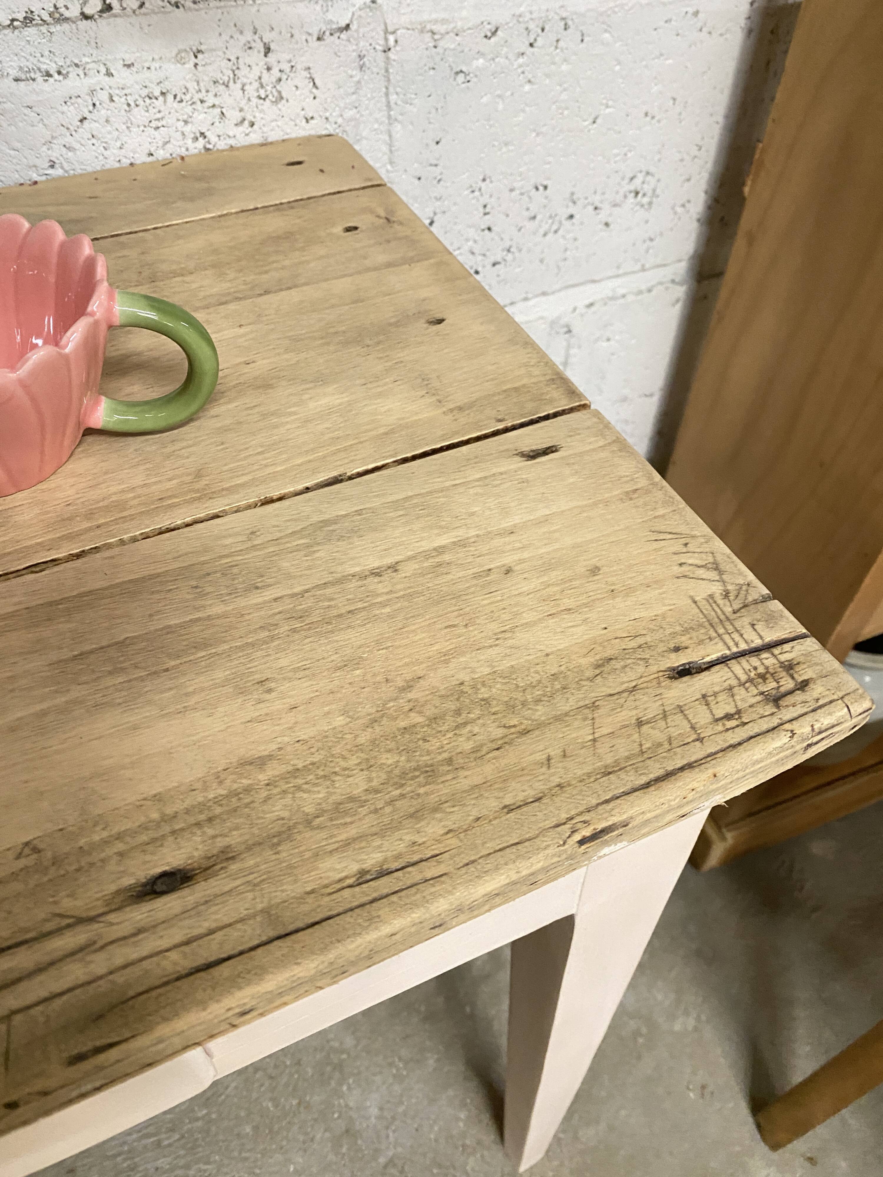 Small renovated farmhouse table or desk.