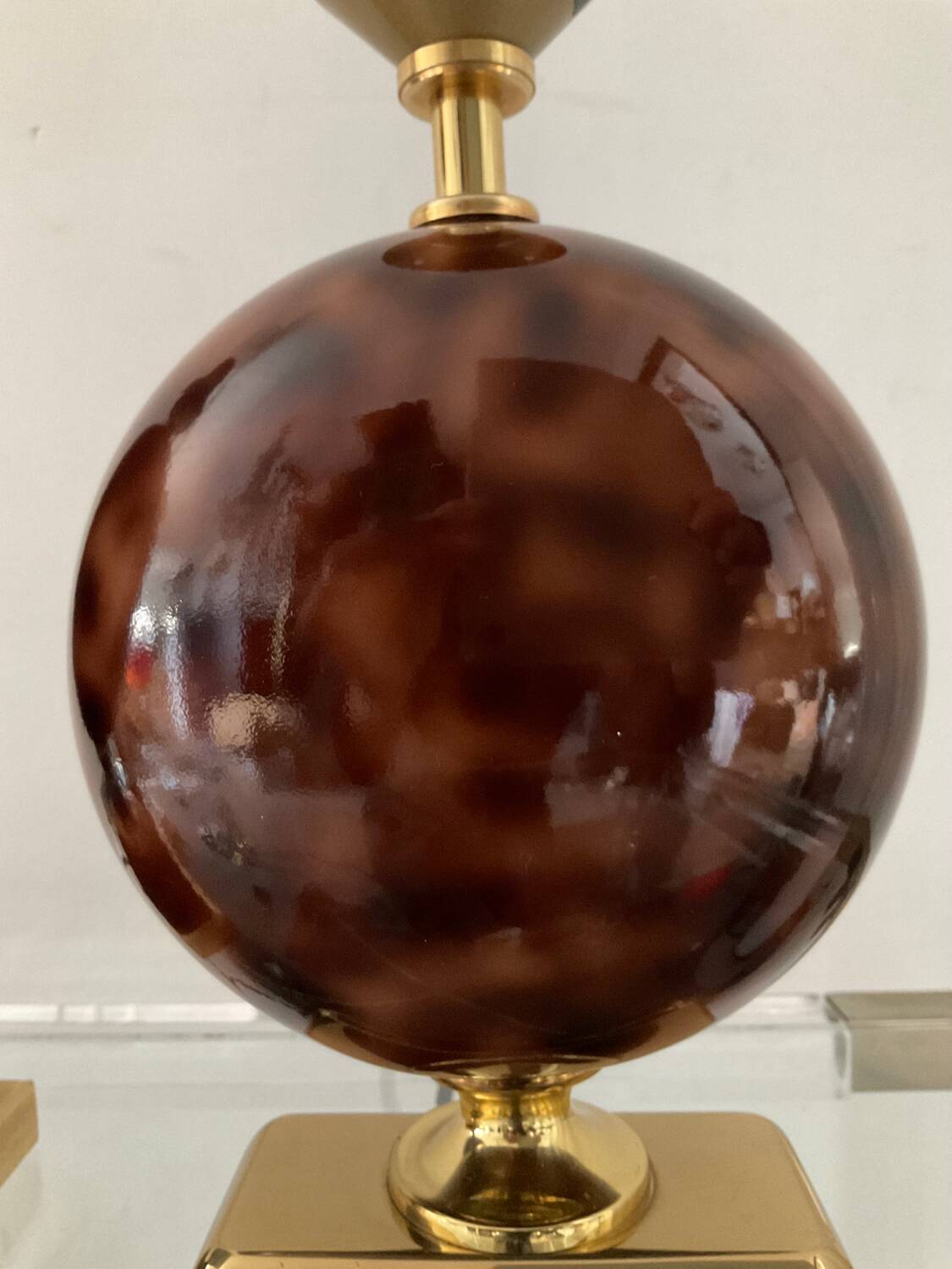 Duo of le dauphin lamp bases from the 70s and 80s