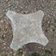 Vintage antique stone Medici garden planters