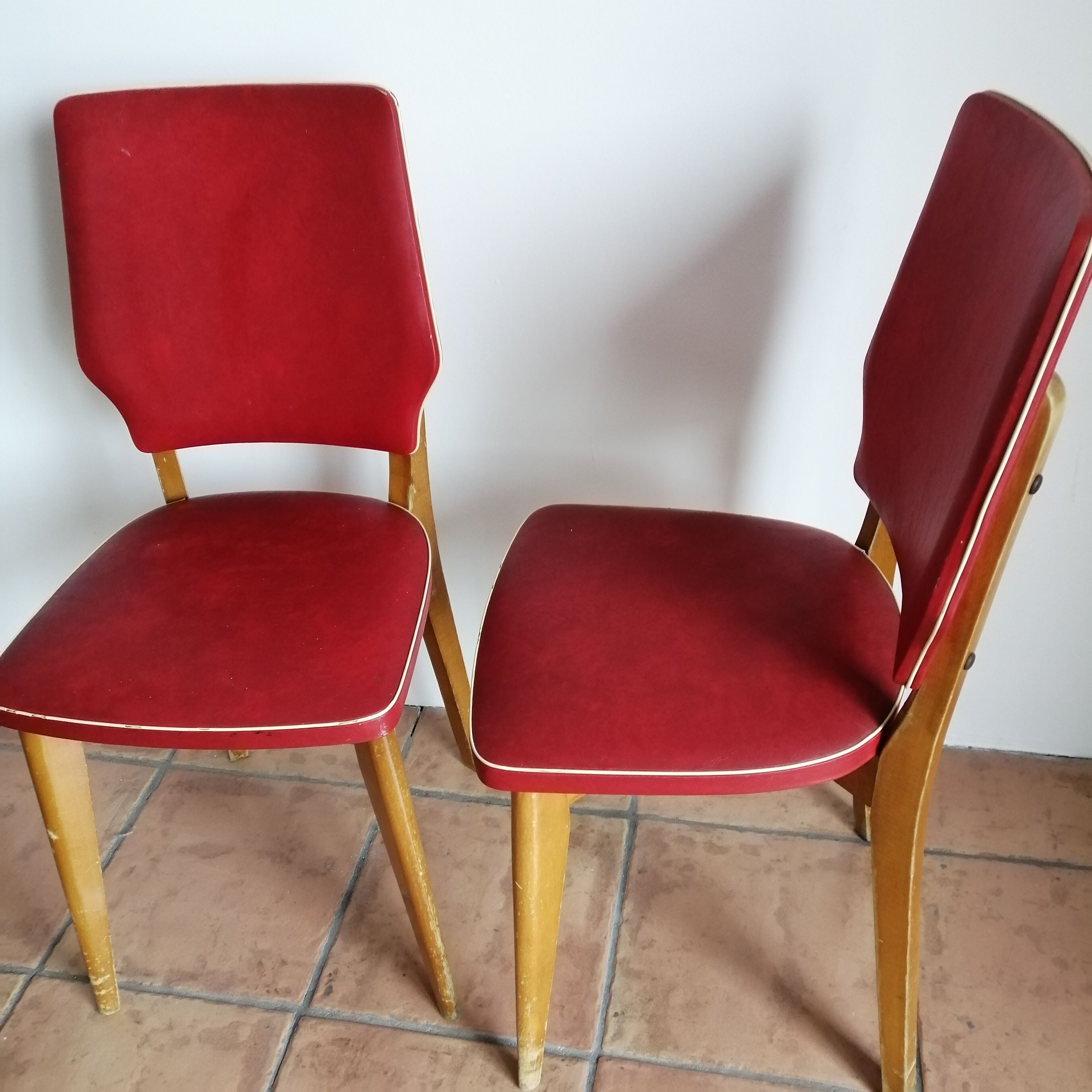 Pair of chairs 50-60s