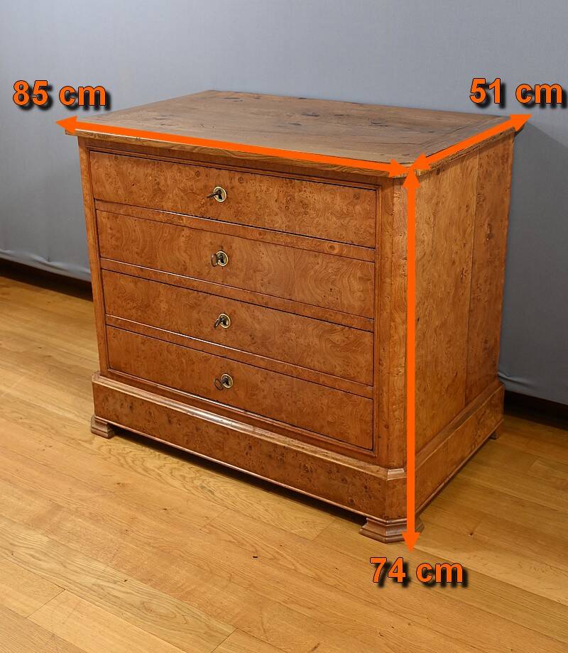 Small Ash Chest of Drawers – Late 19th Century
