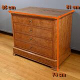 Petite Commode en Frêne – Fin XIXe