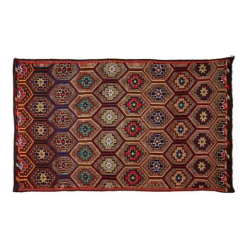Anatolian handmade kilim rug 320 cm x 198 cm