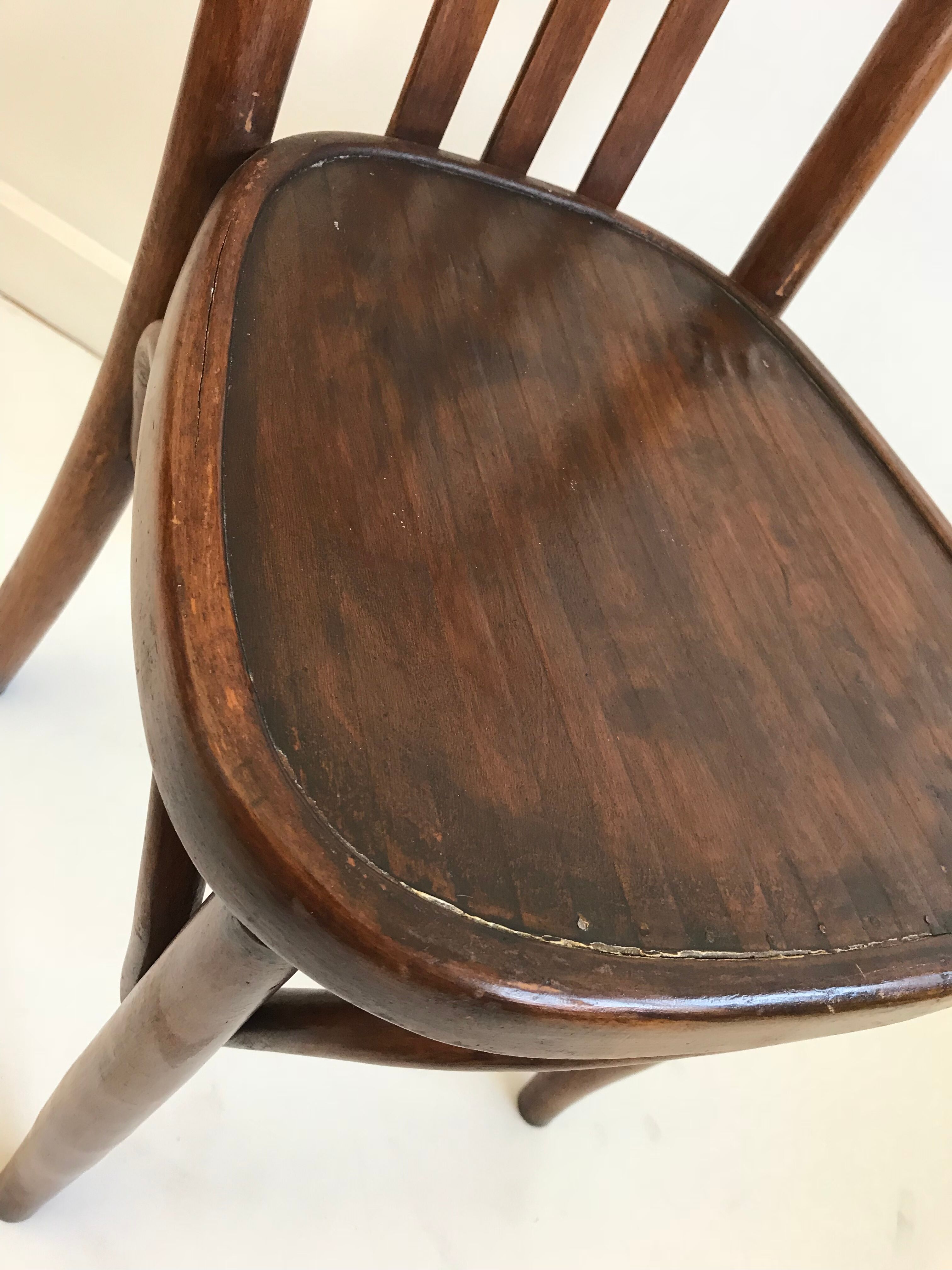 Old baumann bistro chair