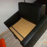 In 1960 convertible leatherette seat