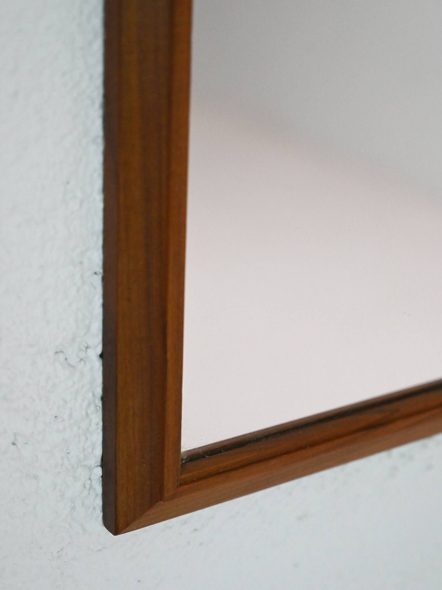 Miroir rectangulaire vintage en chêne