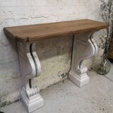 Console table old oak patina shabby gustavian loft