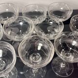11 coupes à champagne anciennes