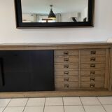 Solid oak foreman's buffet