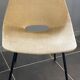 A barrel chair by Pierre Guariche, Steiner, vintage beige fabric from the 1950s.