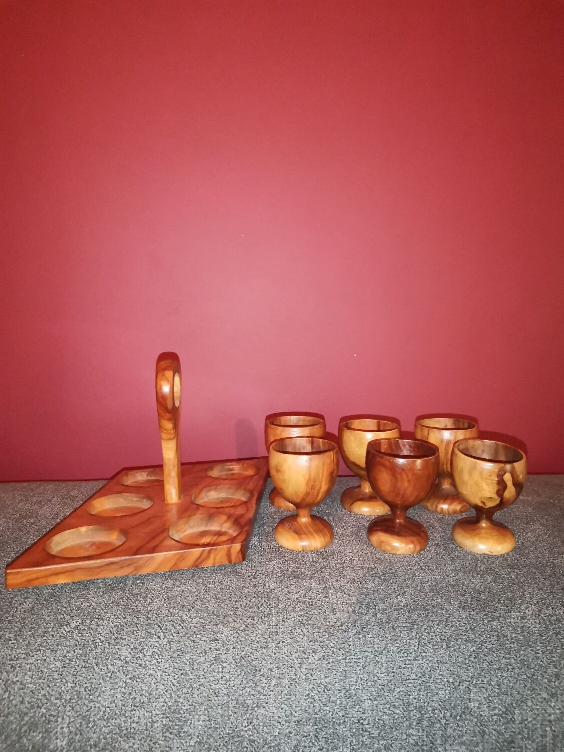 Coquetiers bois ensemble