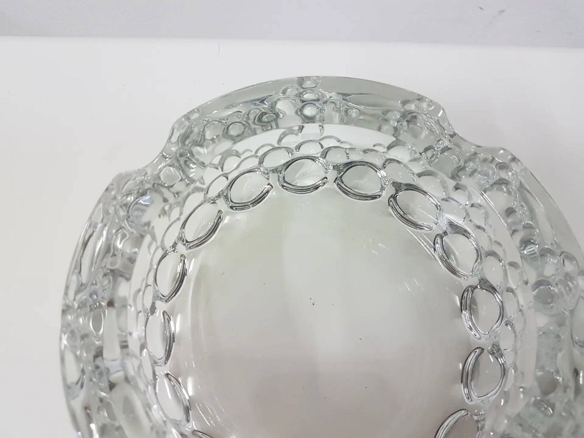 12-piece Bolero Bubble set, clear crystal glass, Walther Glas, Germany, 197