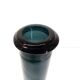 Blue blown glass bottle vase 1960