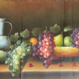 Oil on canvas still life reason signed