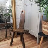 Brutalist tripod chair