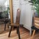 Brutalist tripod chair