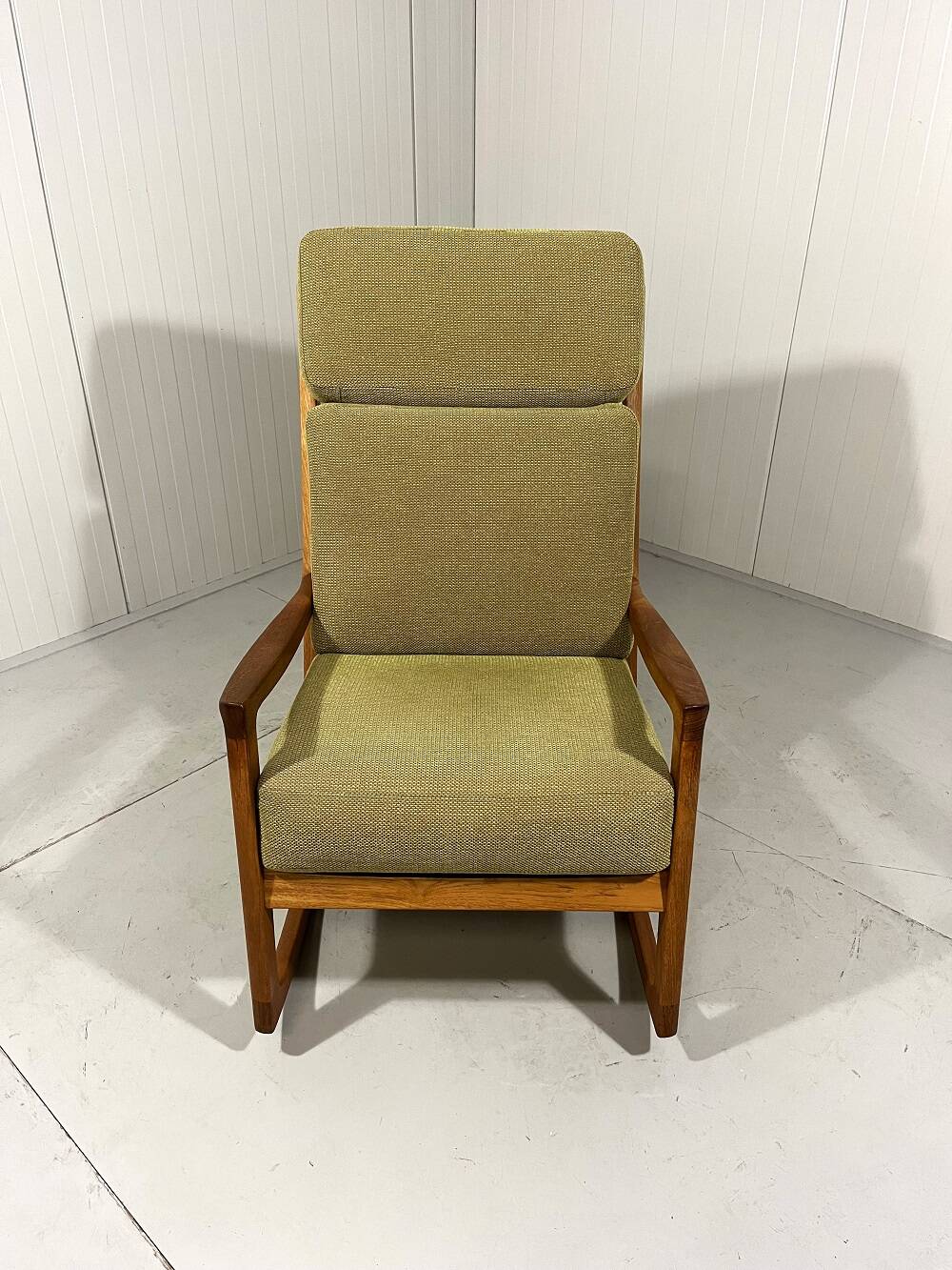 Ole Wanscher high back rocking chair Senator 1960’s