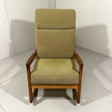 Ole Wanscher high back rocking chair Senator 1960’s