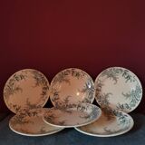Arabesque Plates Terre de Fer