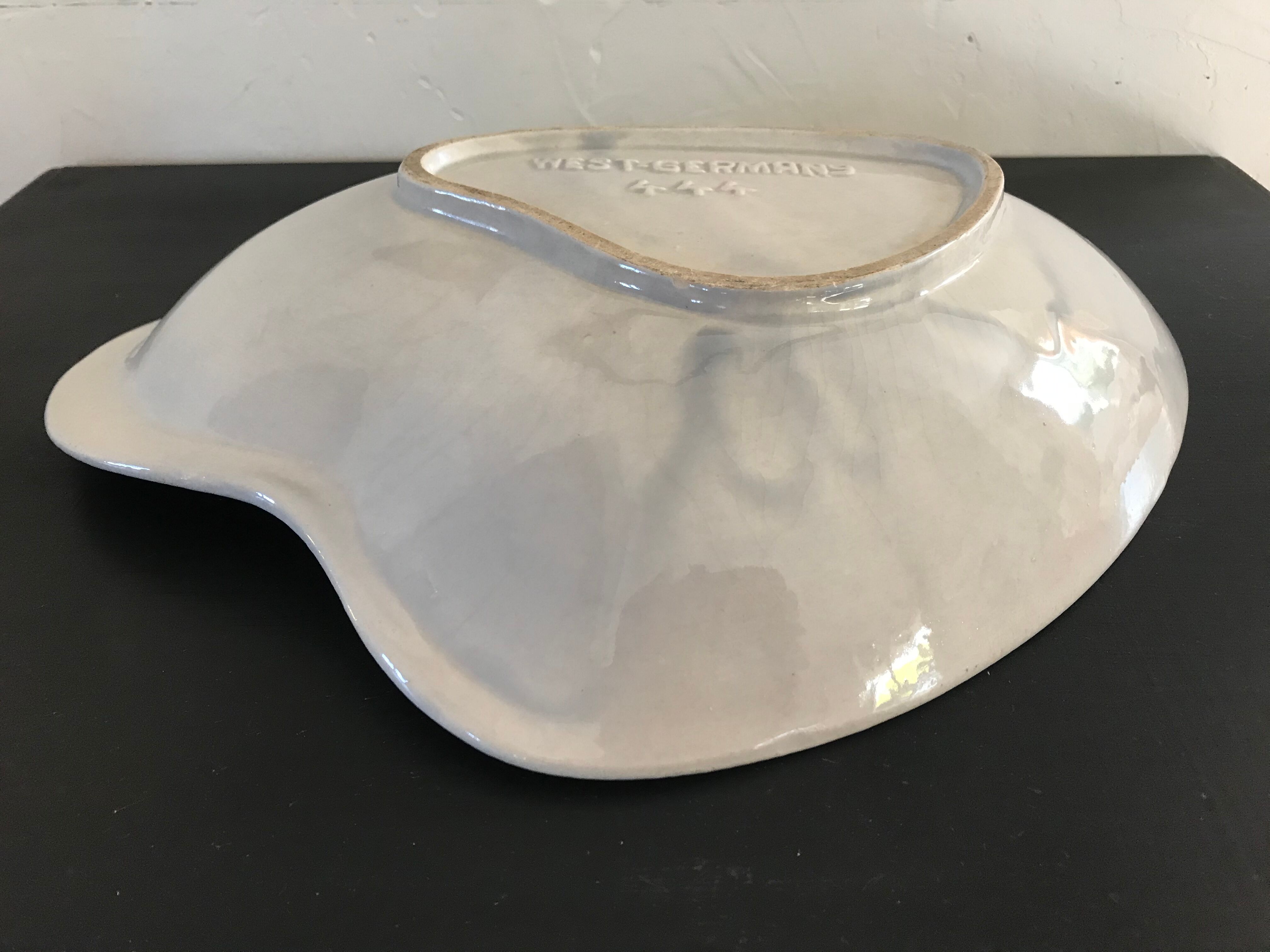 Ceramics west Germany dish circa 1950