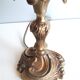 Paire de lampes de chevet/ à poser - bronze doré