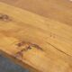 Rustic 20th century solid oak dinner table, France