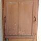 Old glazed door with its shutter