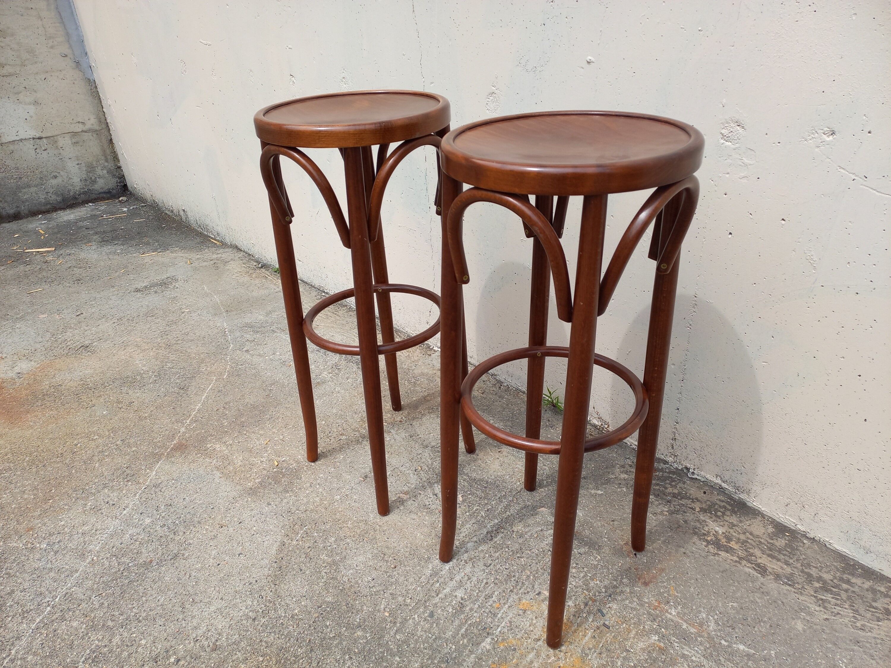 Paire de tabourets de bar