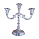 Chandelier in silver metal