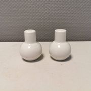 Bing and Grondahl (B&G) Salt and Pepper set No 531/541 model Casablanca estimated 1950s Denmark.