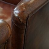 Set of 2 Sheepskin Leather Armchairs