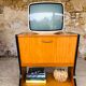 Compartment storage cabinet, TV stand, 60s