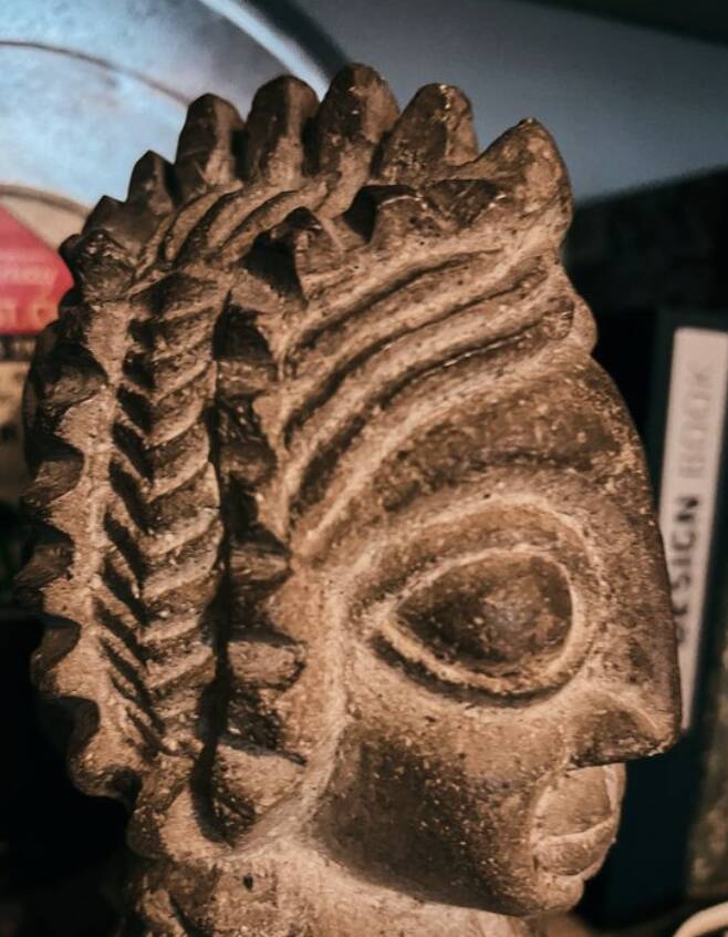 Double-faced stone statuette – Inca inspiration