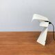 Lampe de table minimaliste en tole de l'ère spatiale italienne des années 60 par G. Grego.