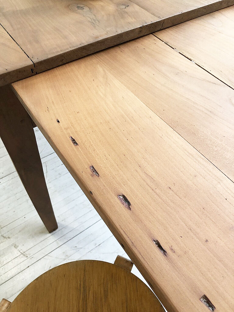Cherry farm table - lengthening 2m30