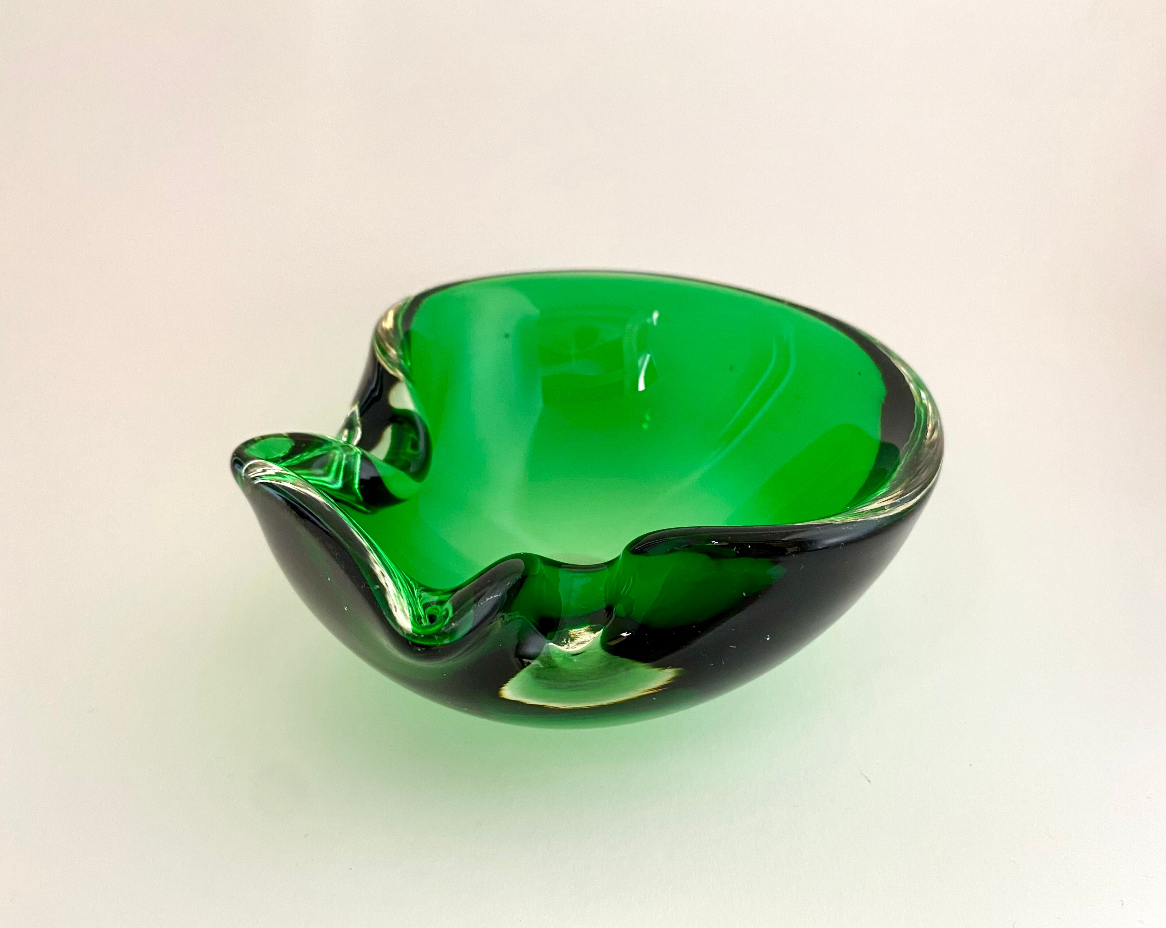 Empty 1970s Murano glass pocket