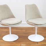 2 Chaises – Tulipe - Eero SAARINEN – Knoll - Pivotante