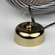 Vintage Italian black Murano pendant light, 1960s.