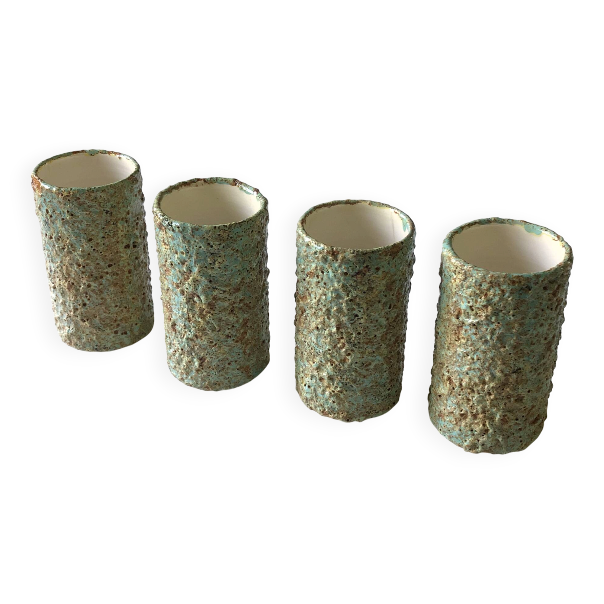 Vintage mug glacier blue texture