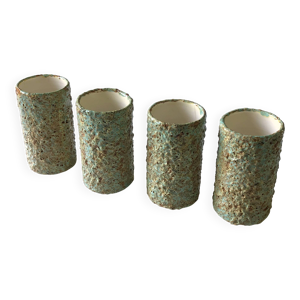 Mug vintage texture bleu