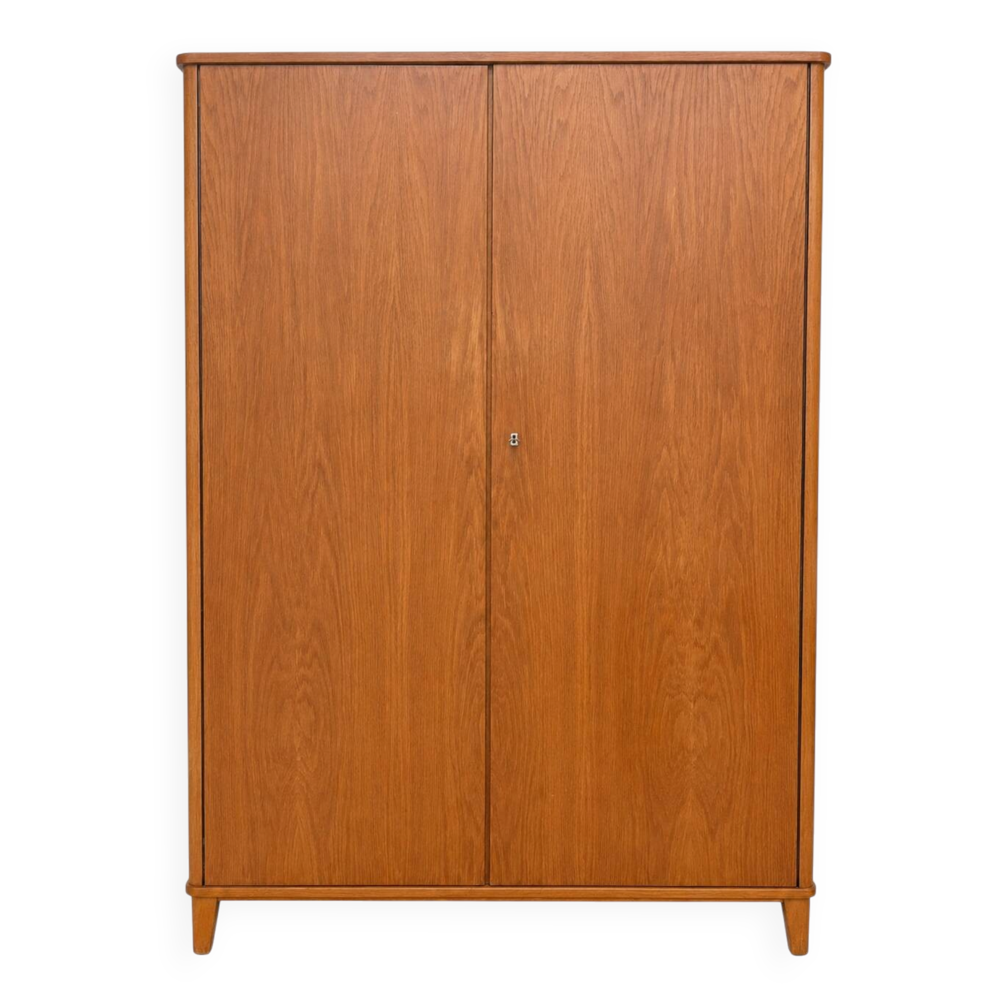 Vintage wardrobe with shelves from the 1960s.