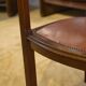Fauteuil en chêne et skaï 1940’s