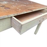 Table vintage 1900 en pin – Cuisine ou Bureau. Belle patine