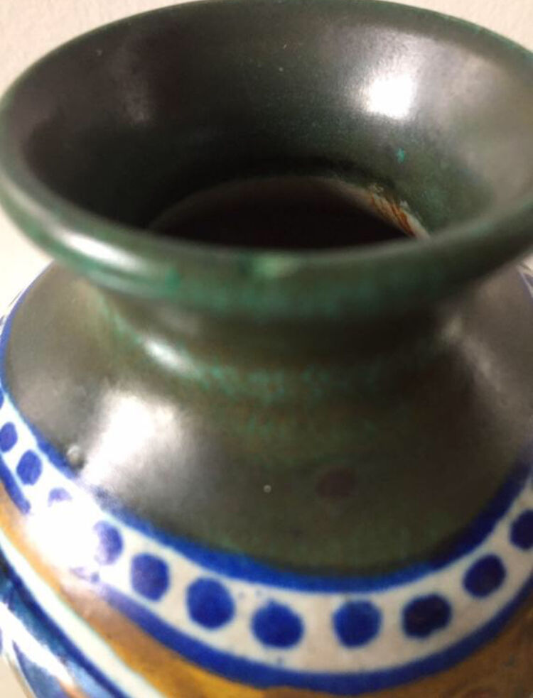 Dutch Vase Art Deco Gouda Massa Delft ware