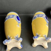 Art Nouveau 3-piece Fives Lille set by Bryun circa 1900