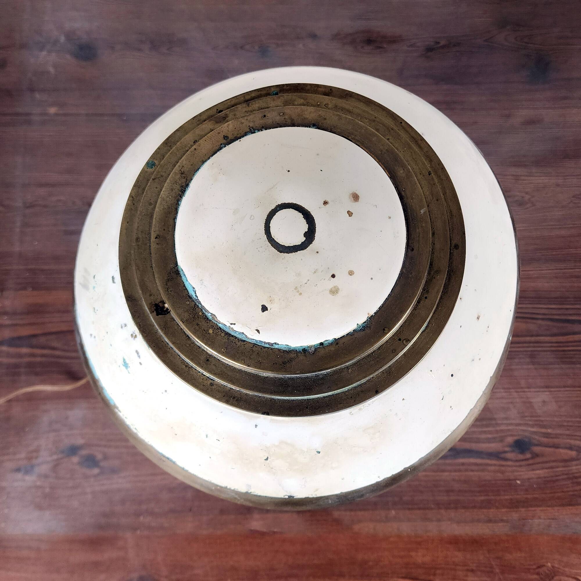 Champigno sheet metal lamp from the 1930s