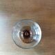 Set of 6 vintage Champagne glasses, amber base