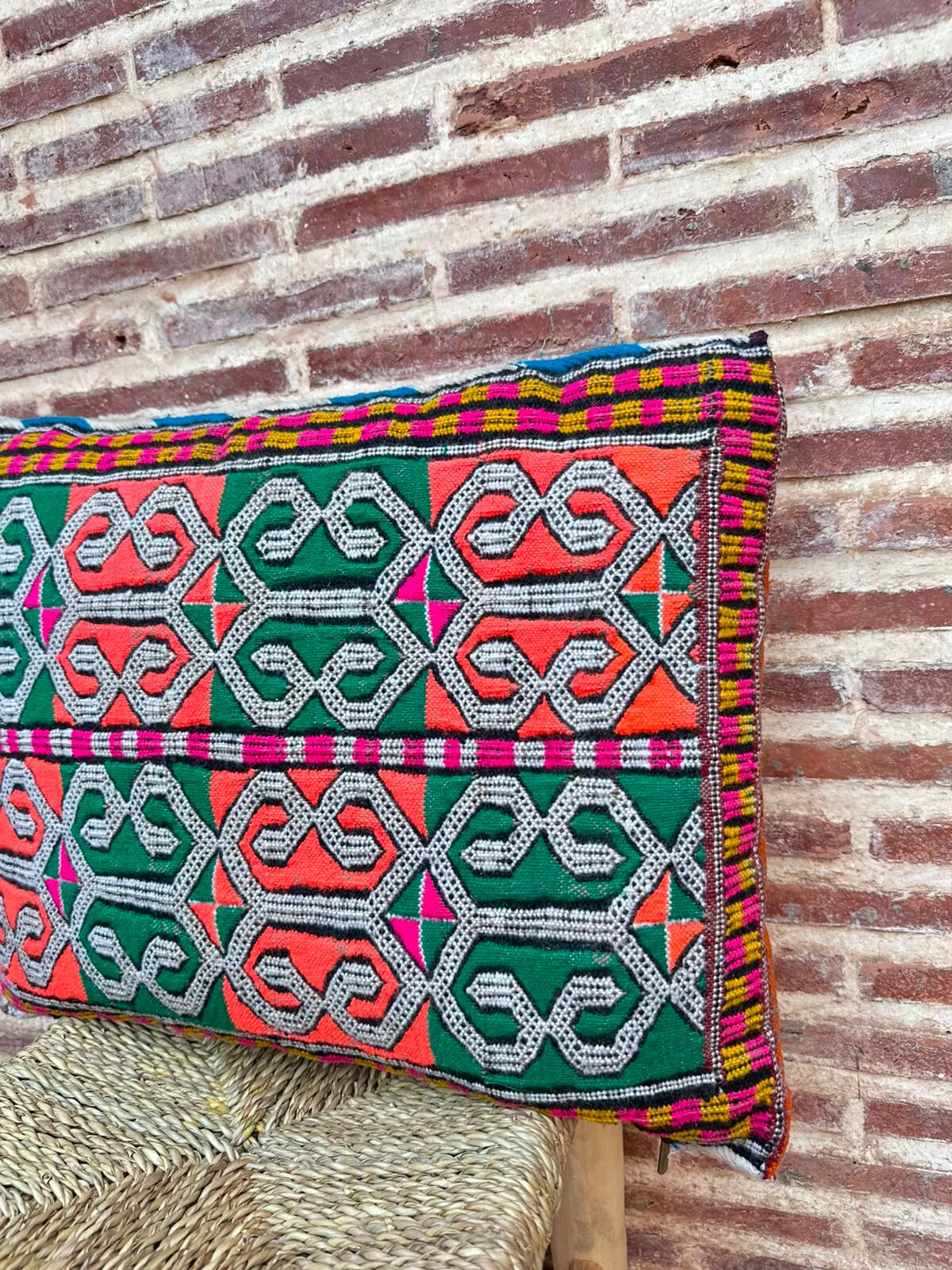 Vintage Moroccan Berber cushion cover handmade