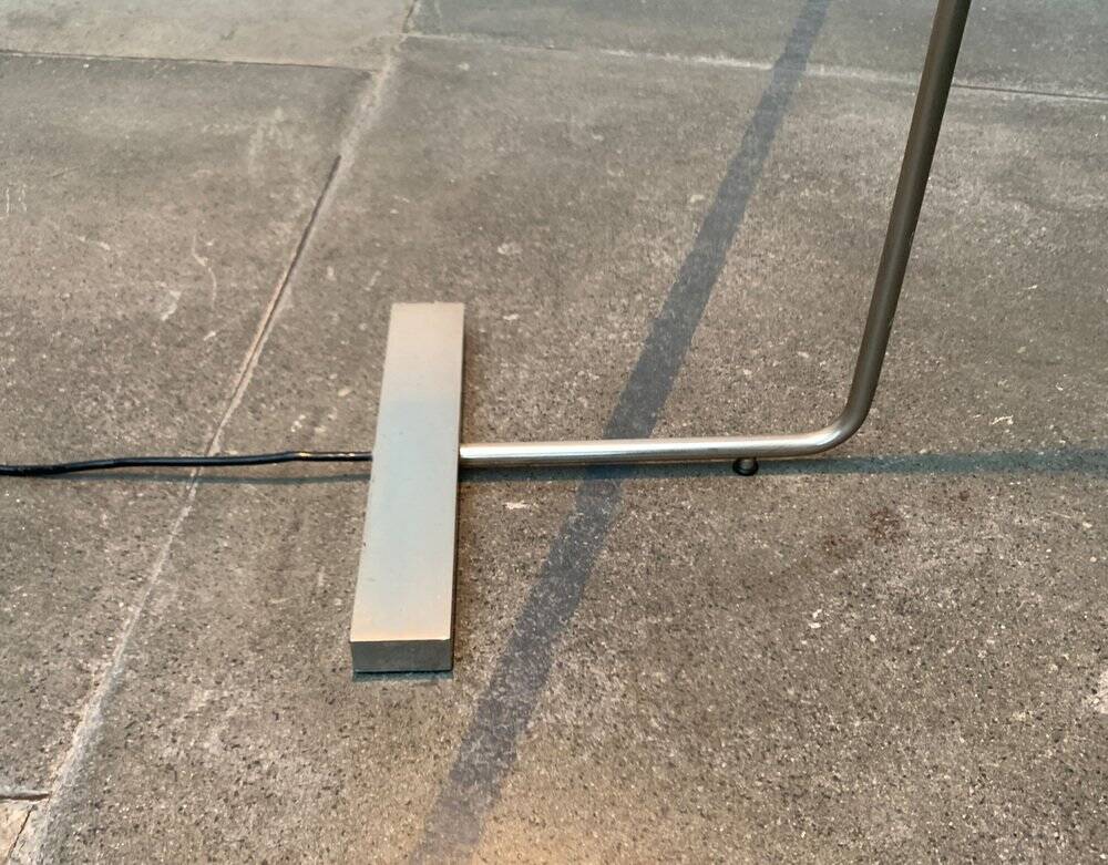 Canasta Floor Lamp Mid-Century Italian in the style of Cedric Hartman for Obor, Italy, 1960s