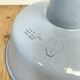 Industrial grey enamel factory pendant lamp, 1960s
